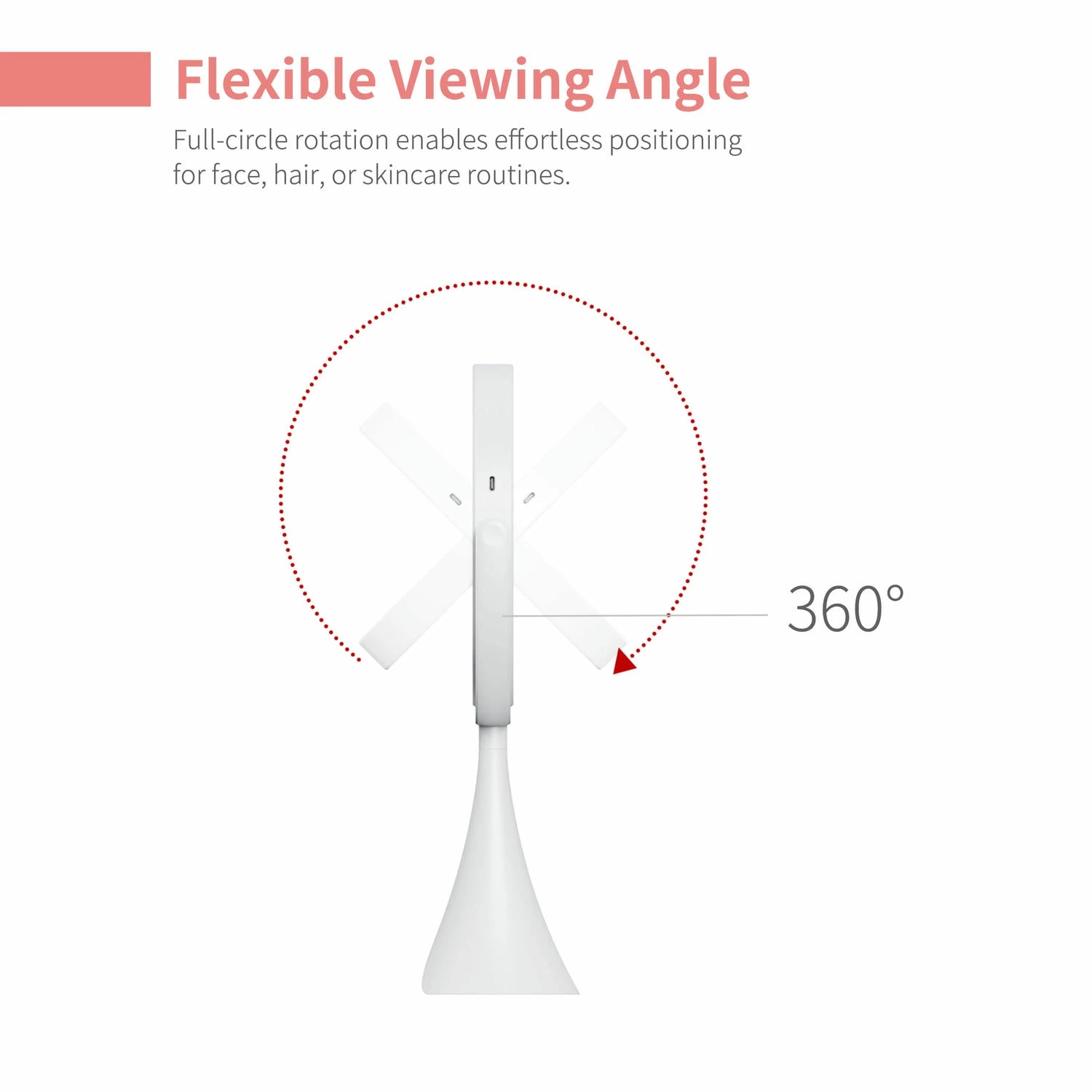 Tafelmodel verlichte kaptafelspiegel