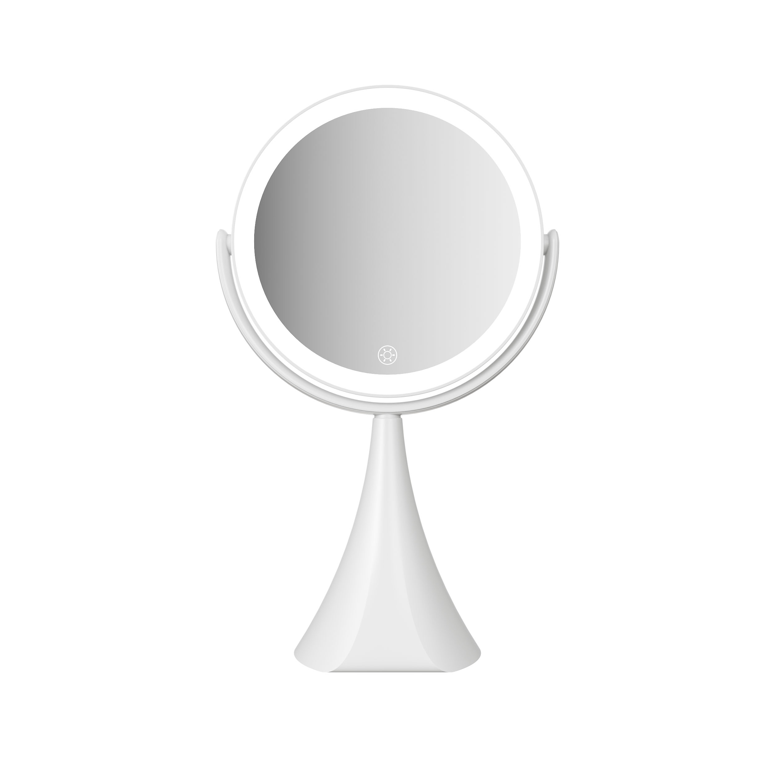 Round Desktop Led Vanity Mirror