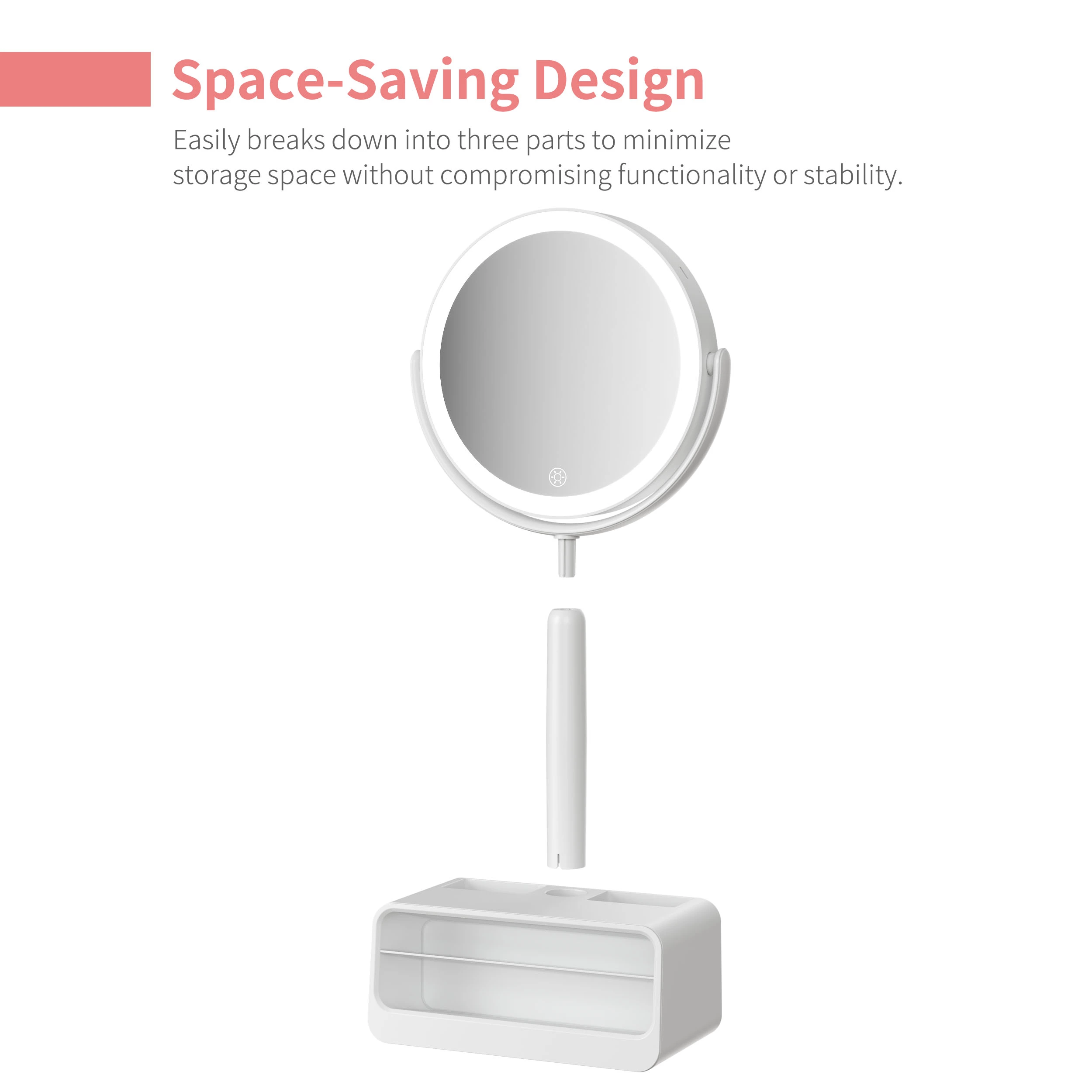 Tabletop Makeup Mirror