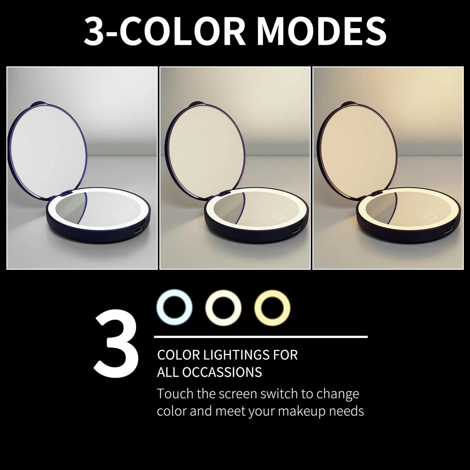 Compact Mirror With Light