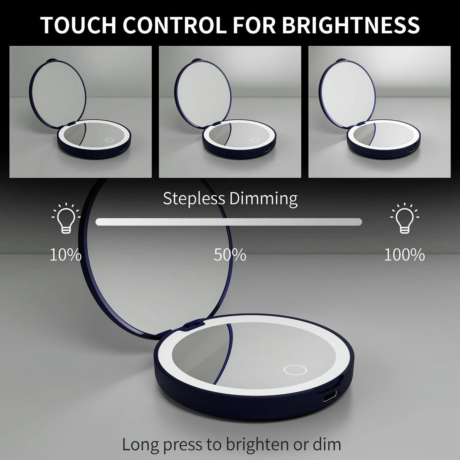 Compact Mirror With Light