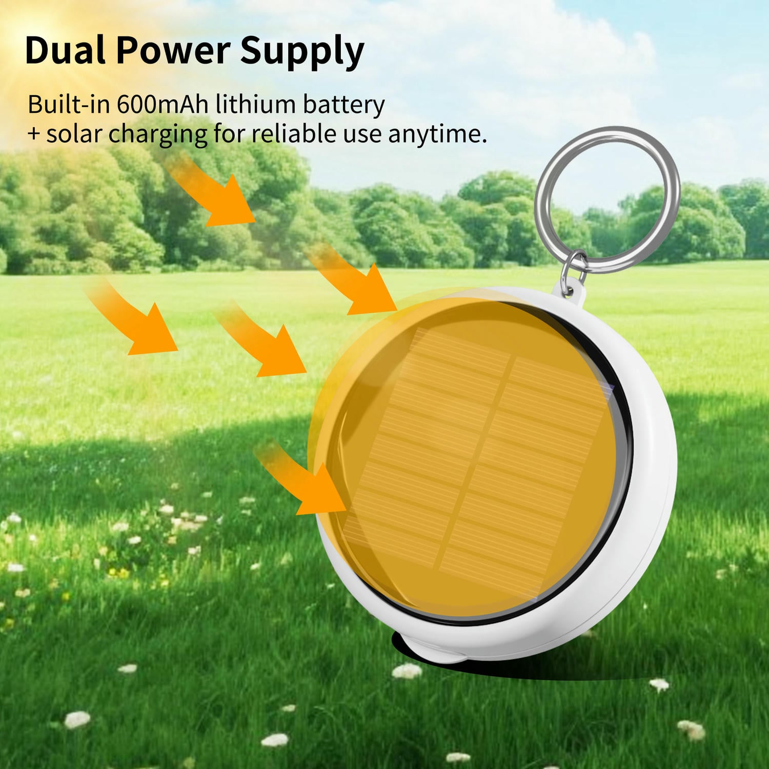 LED Solar Compact Mirror