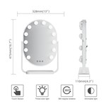 Oval Hollywood Vanity Mirror