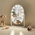 Oval Hollywood Vanity Mirror