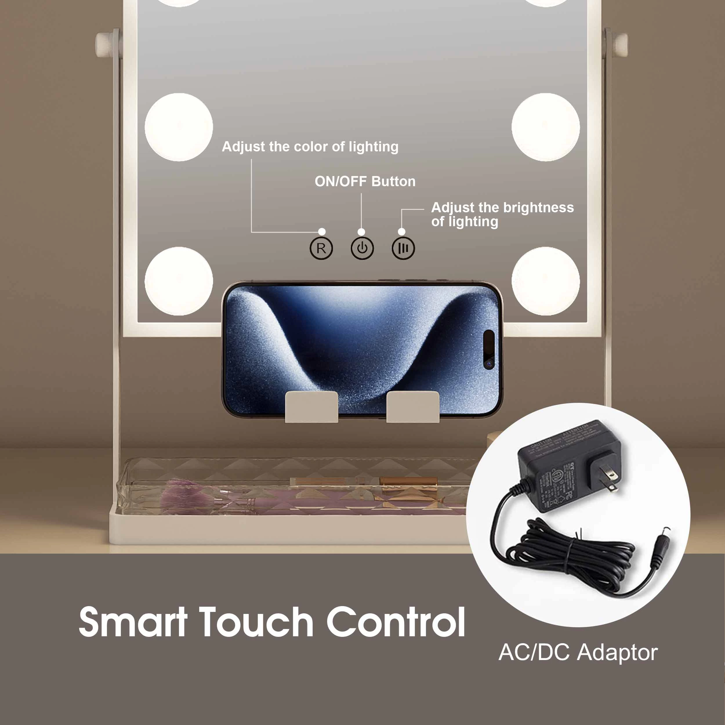 Hollywood Mirror With Vanity