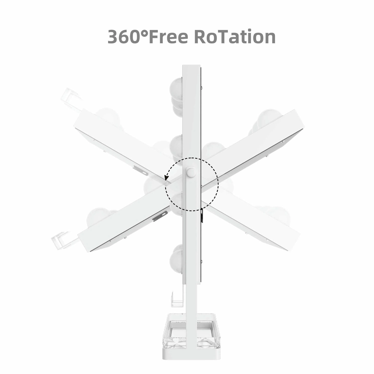 White Hollywood Mirror