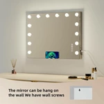 Miroir Hollywood avec Bluetooth
