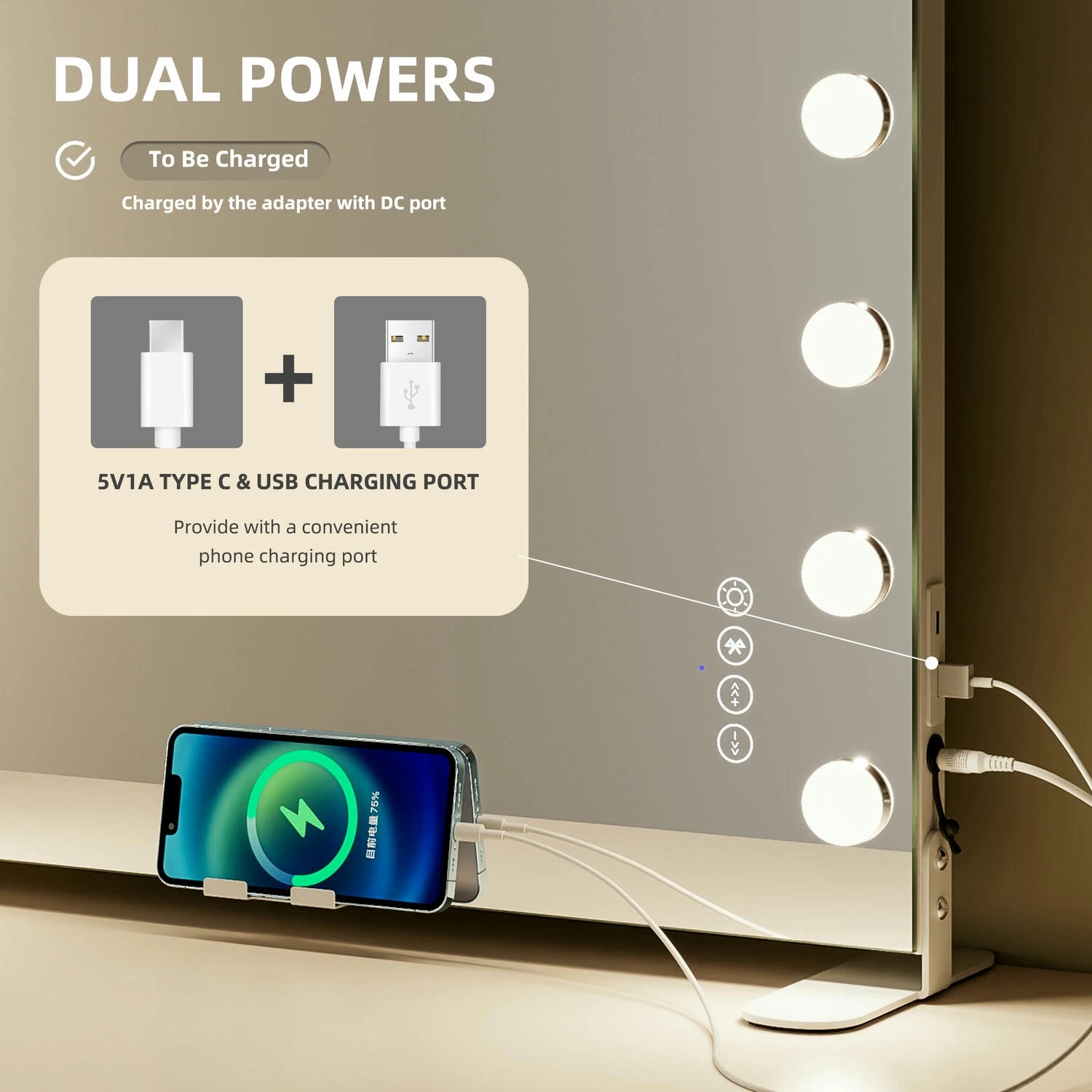 Hollywood-stijl spiegel