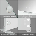 Miroir Hollywood avec Bluetooth