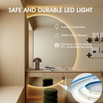 LED Half Moon Bathroom Mirror