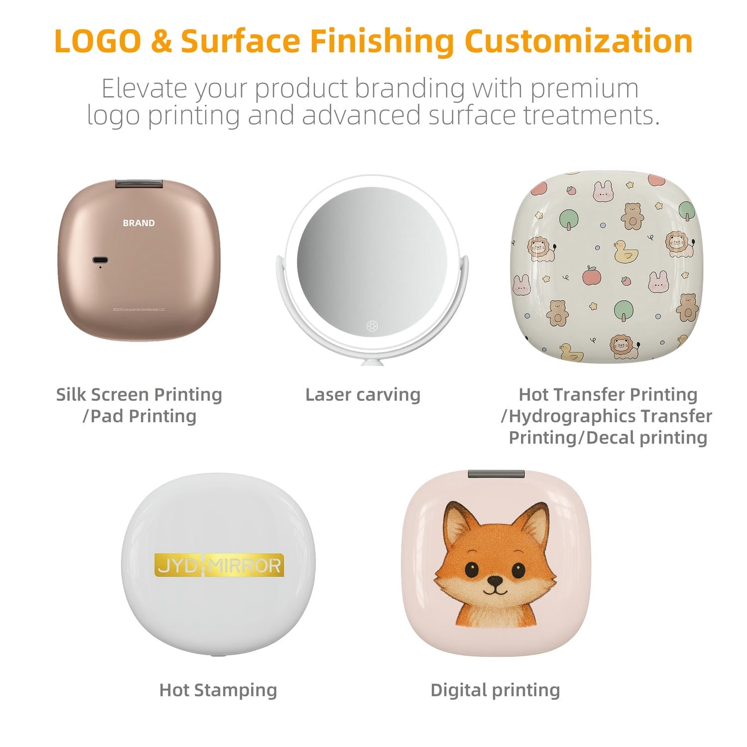 LED Compact Mirror