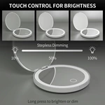 Miroir compact à LED