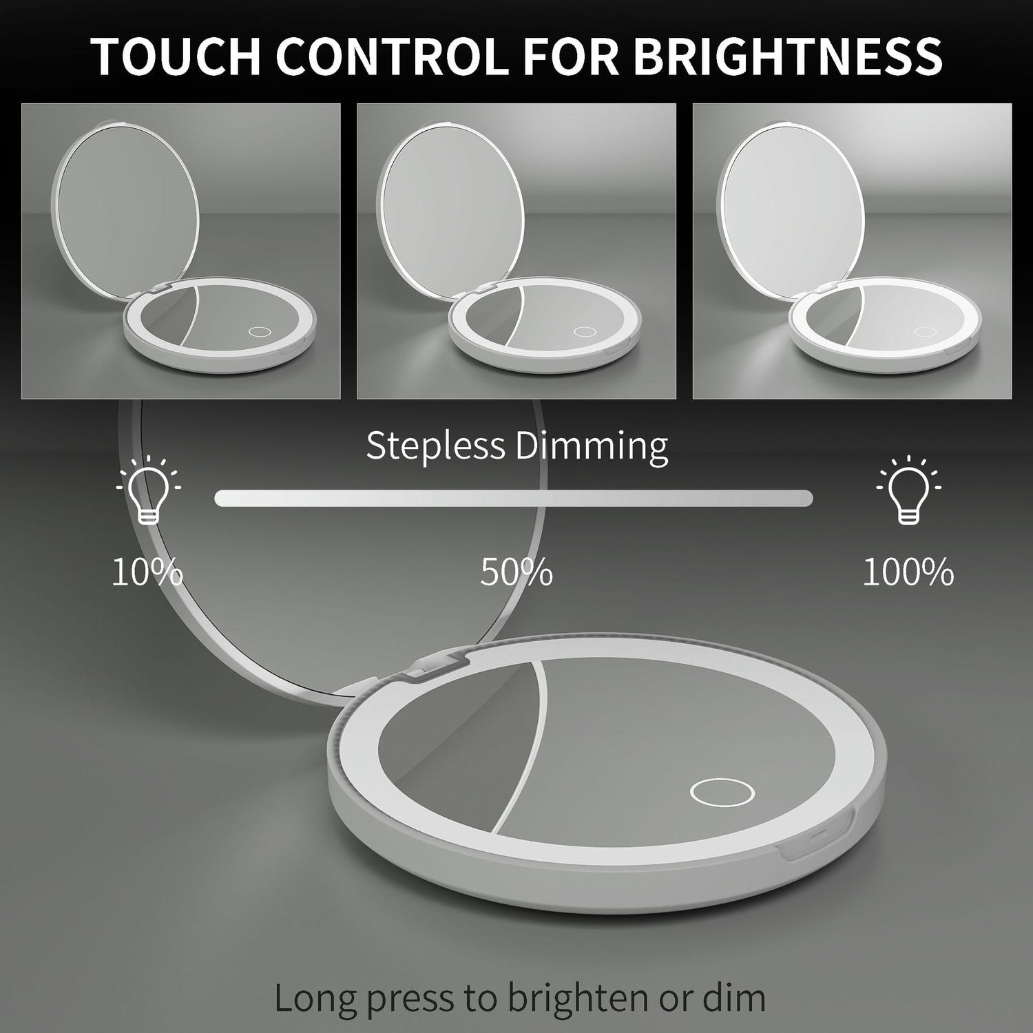 LED Compact Mirror
