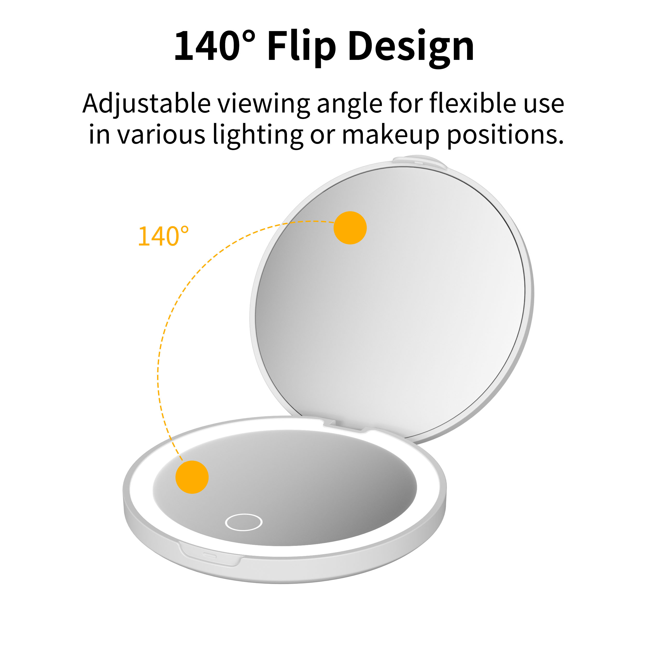 LED Compact Mirror