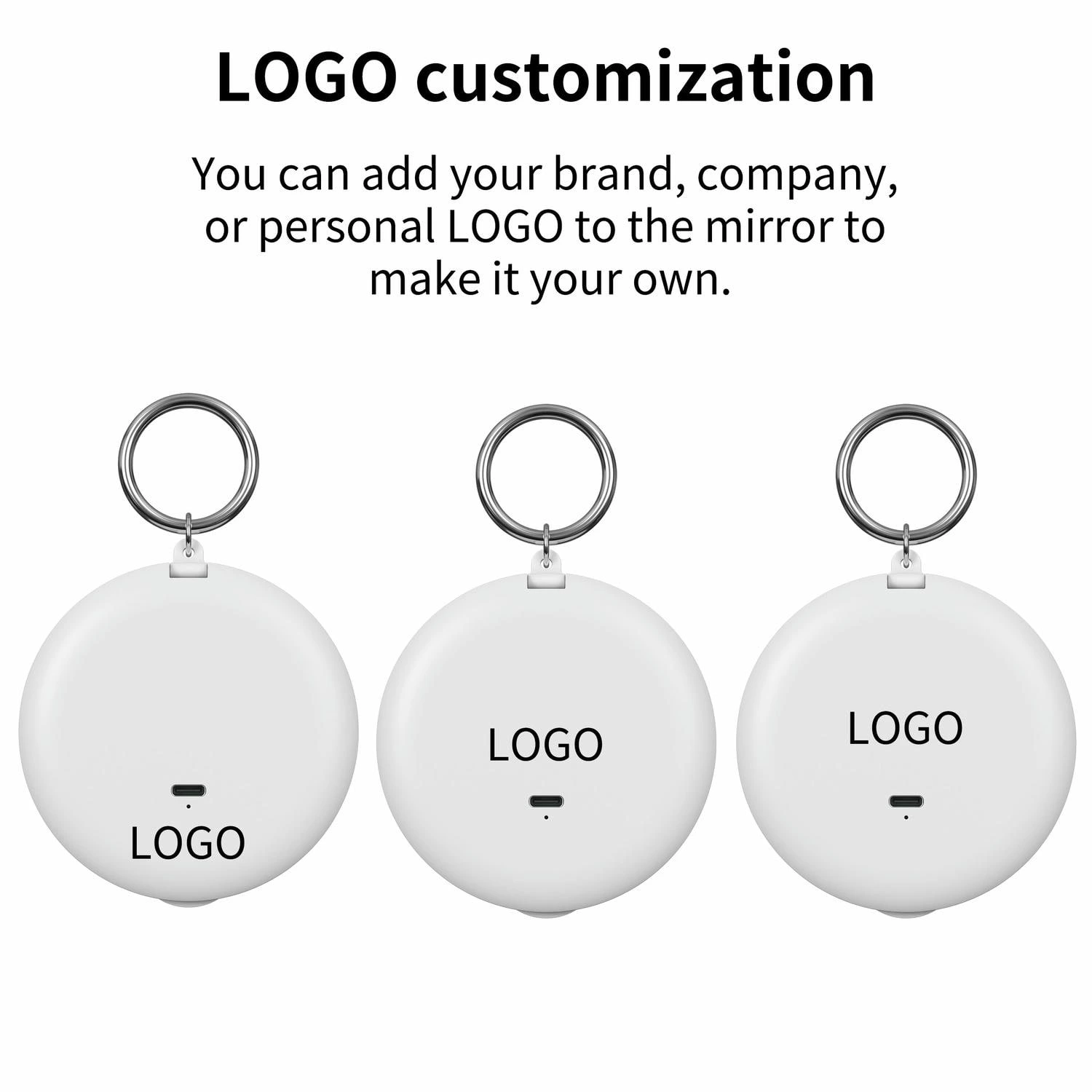 Miroir compact rechargeable
