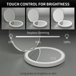 Miroir compact à LED
