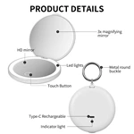 Miroir compact à LED