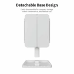 Led drievoudige kaptafelspiegel