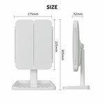 Led Trifold Vanity Mirror