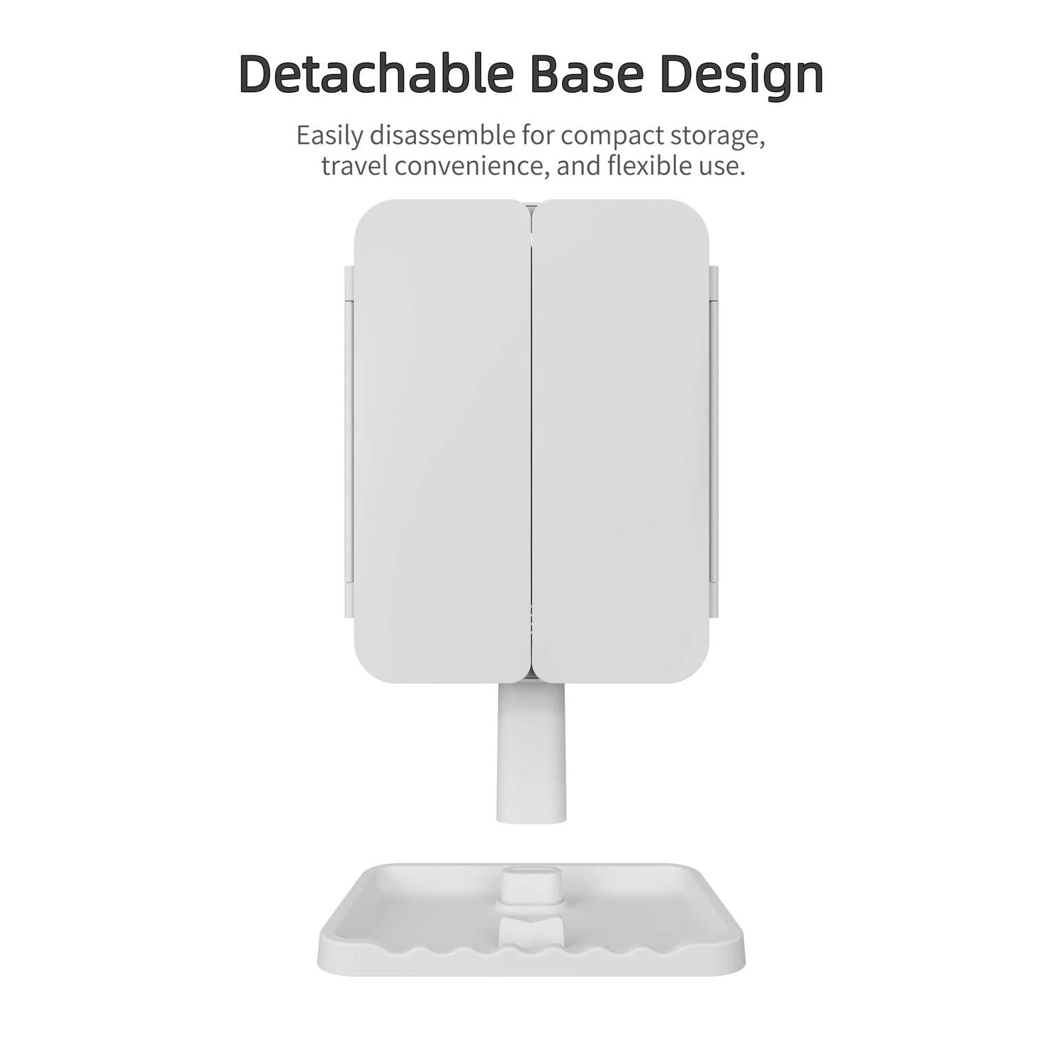 Drievoudige kaptafelspiegel