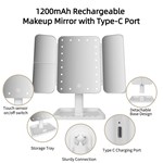 Led Trifold Vanity Mirror