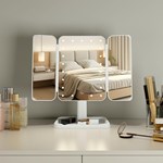 Led Trifold Vanity Mirror