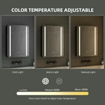 Zwarte badkamerspiegelkast