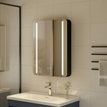 Black Bathroom Mirror Cabinet