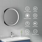 Round LED Bathroom Mirror Cabinet