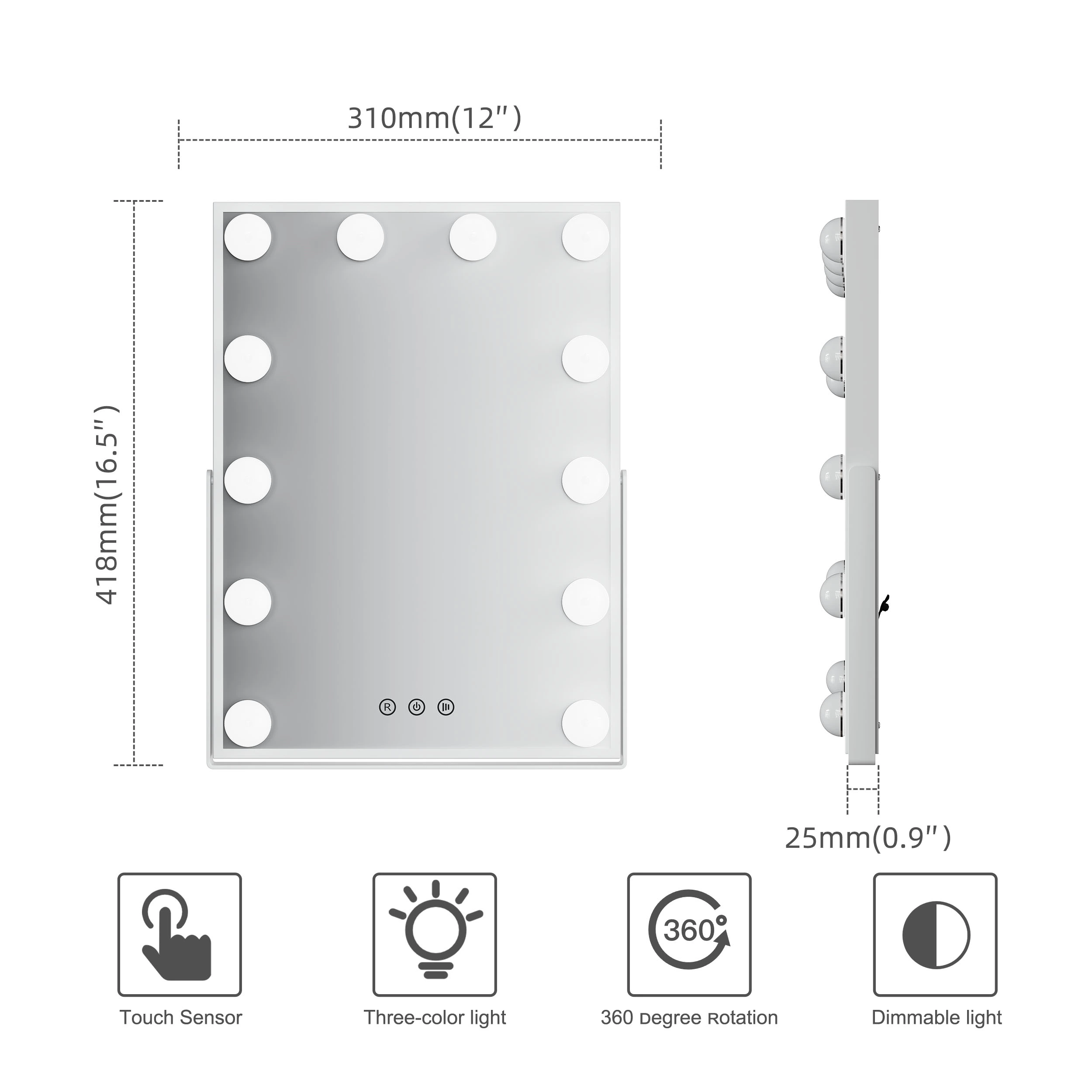 Hollywood Vanity Mirror