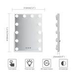 Miroir de coiffeuse Hollywood Bulbs