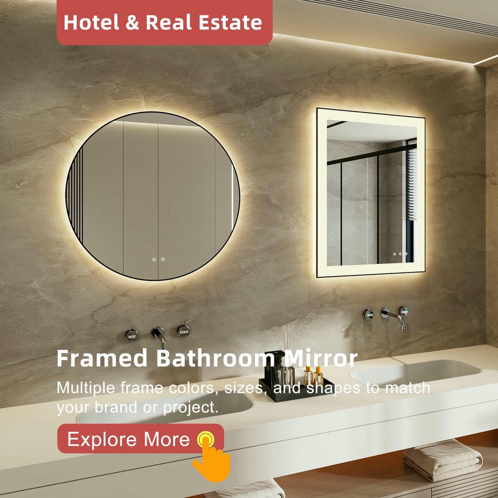 Framed Bathroom Mirror