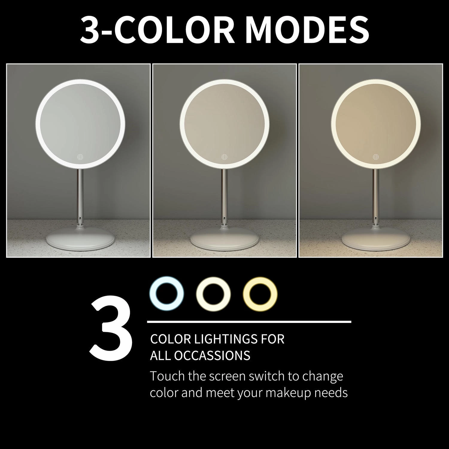 Opvouwbare make-upspiegel