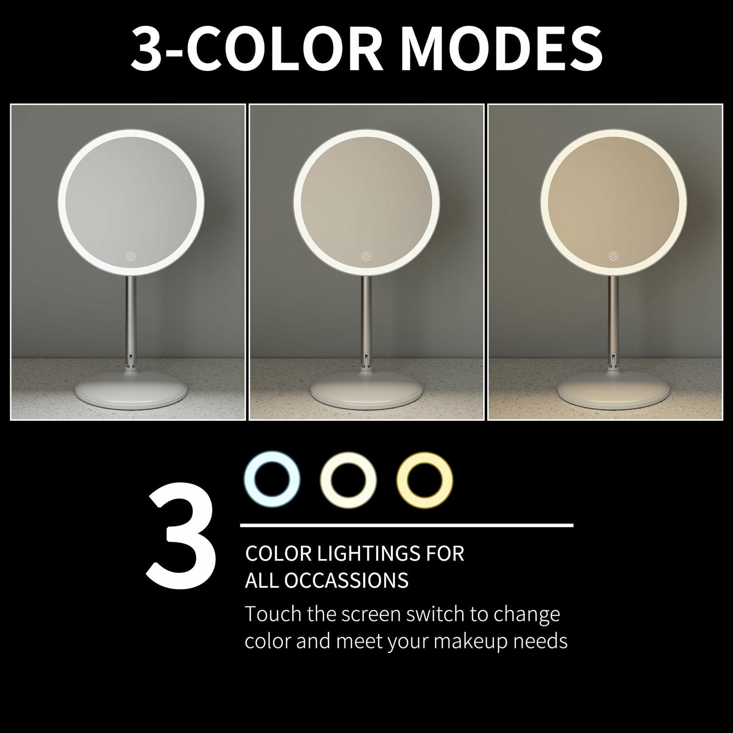 Travel Folding LED Vanity Mirror