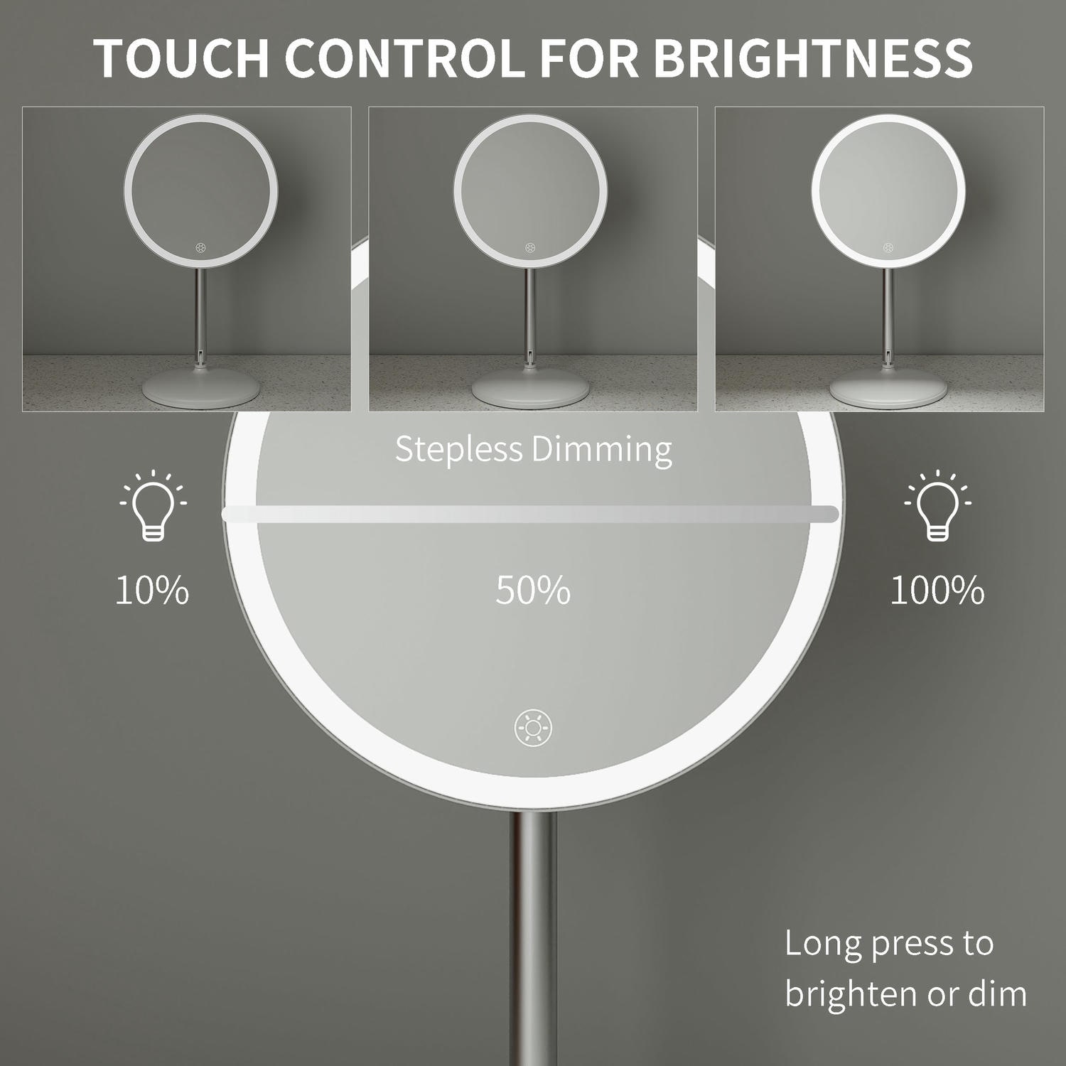 Travel Folding LED Vanity Mirror