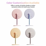 Miroir de courtoisie pliable de voyage avec LED