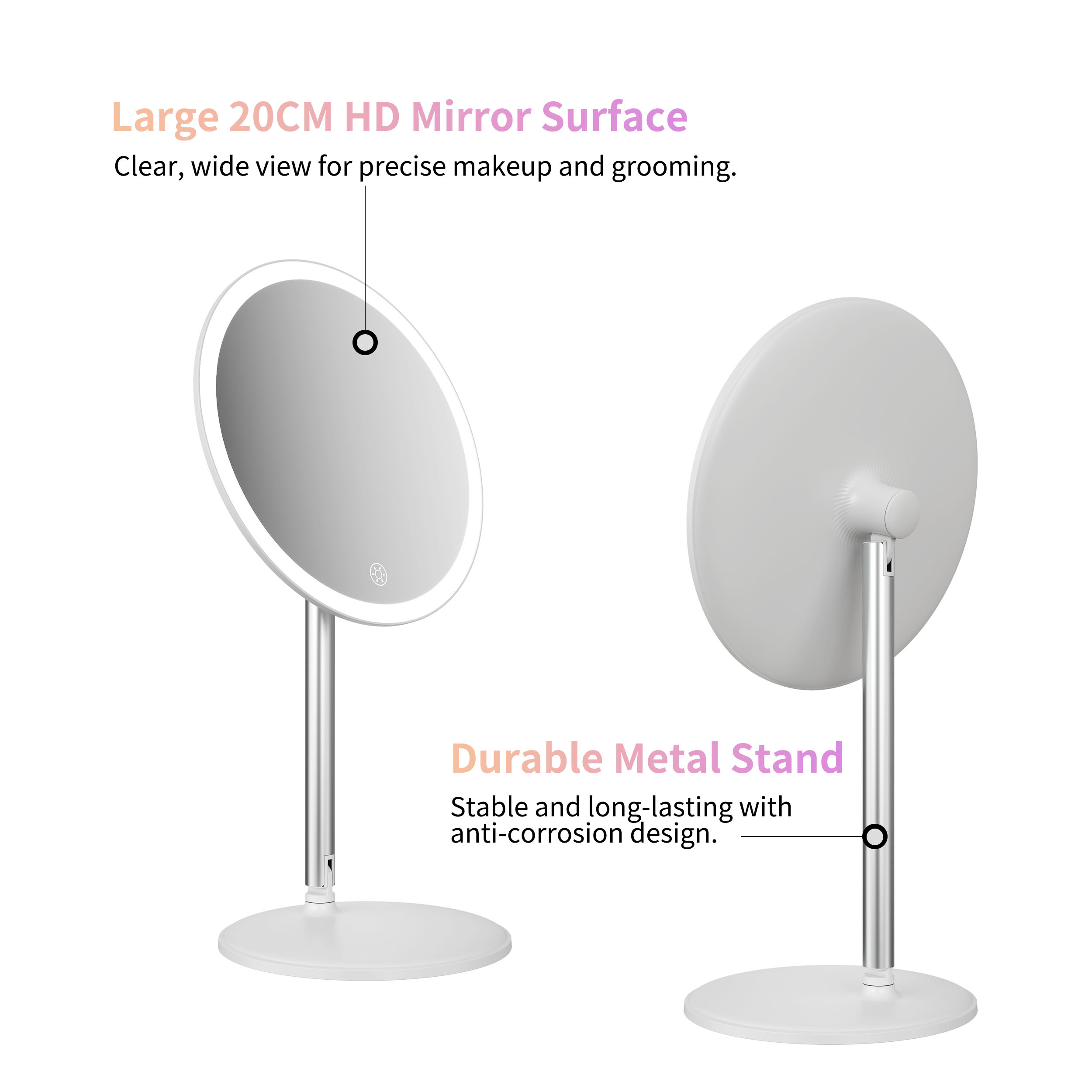 Travel Folding LED Vanity Mirror