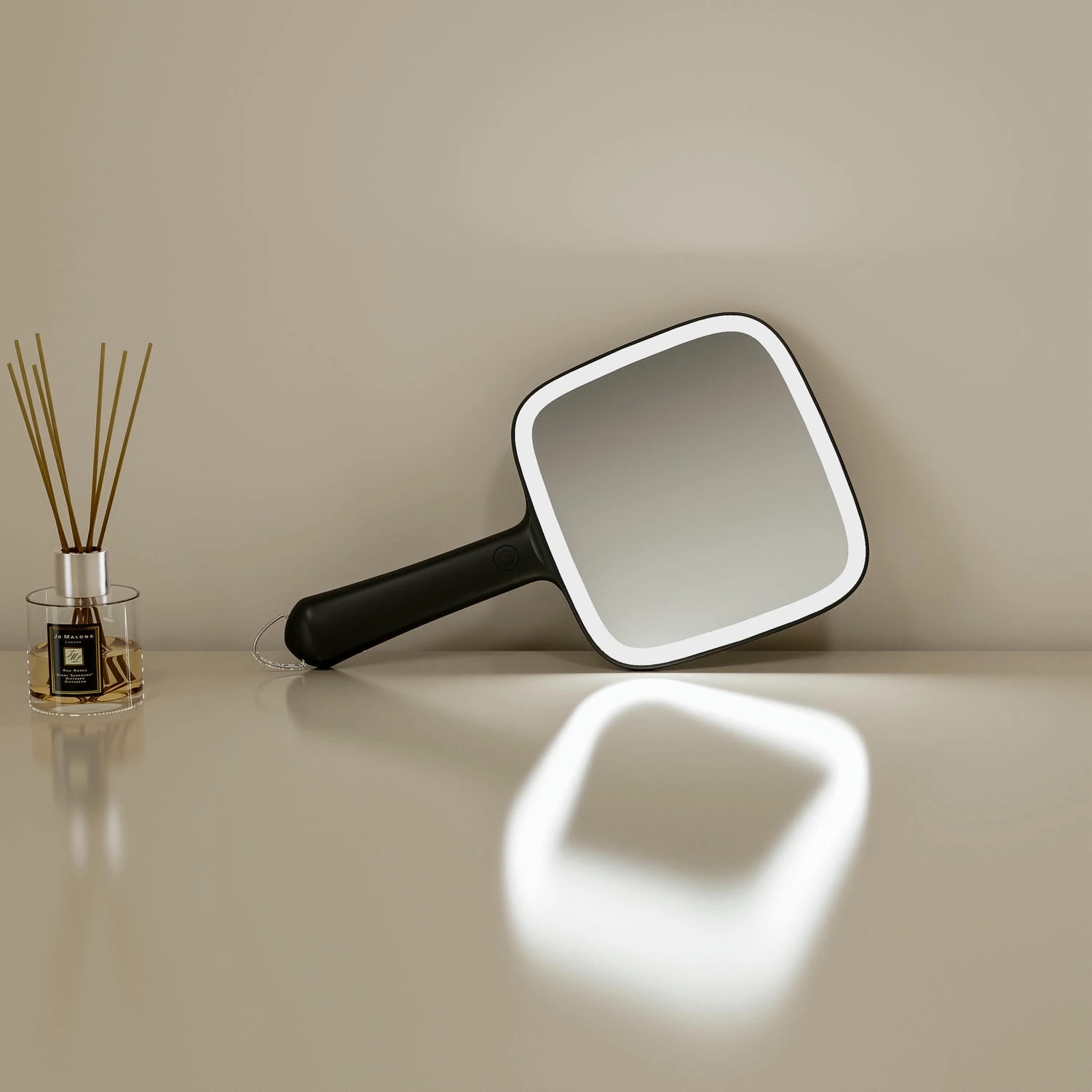 Miroir de poche à LED