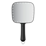 Miroir de poche à LED