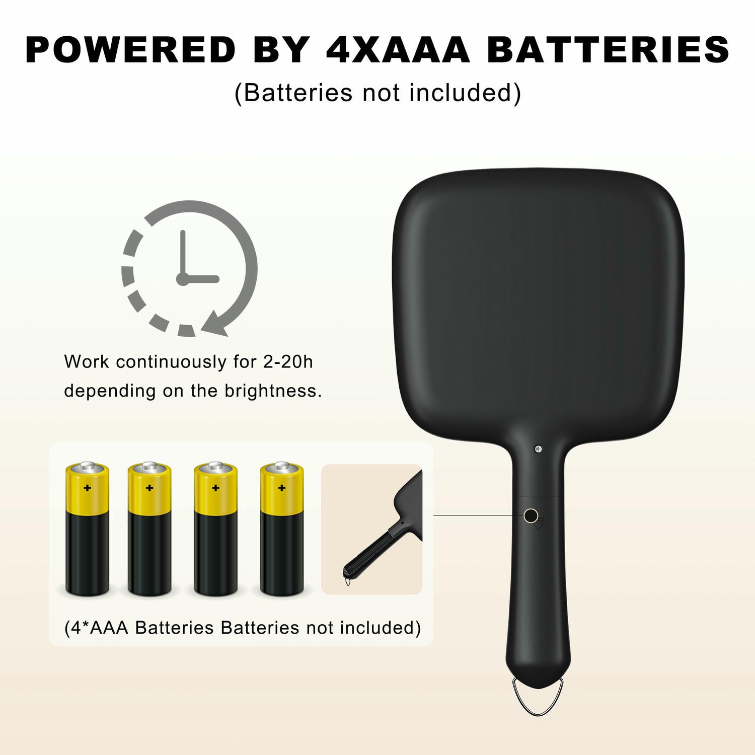 Led Hand Held Mirror
