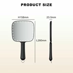 Miroir de poche à LED