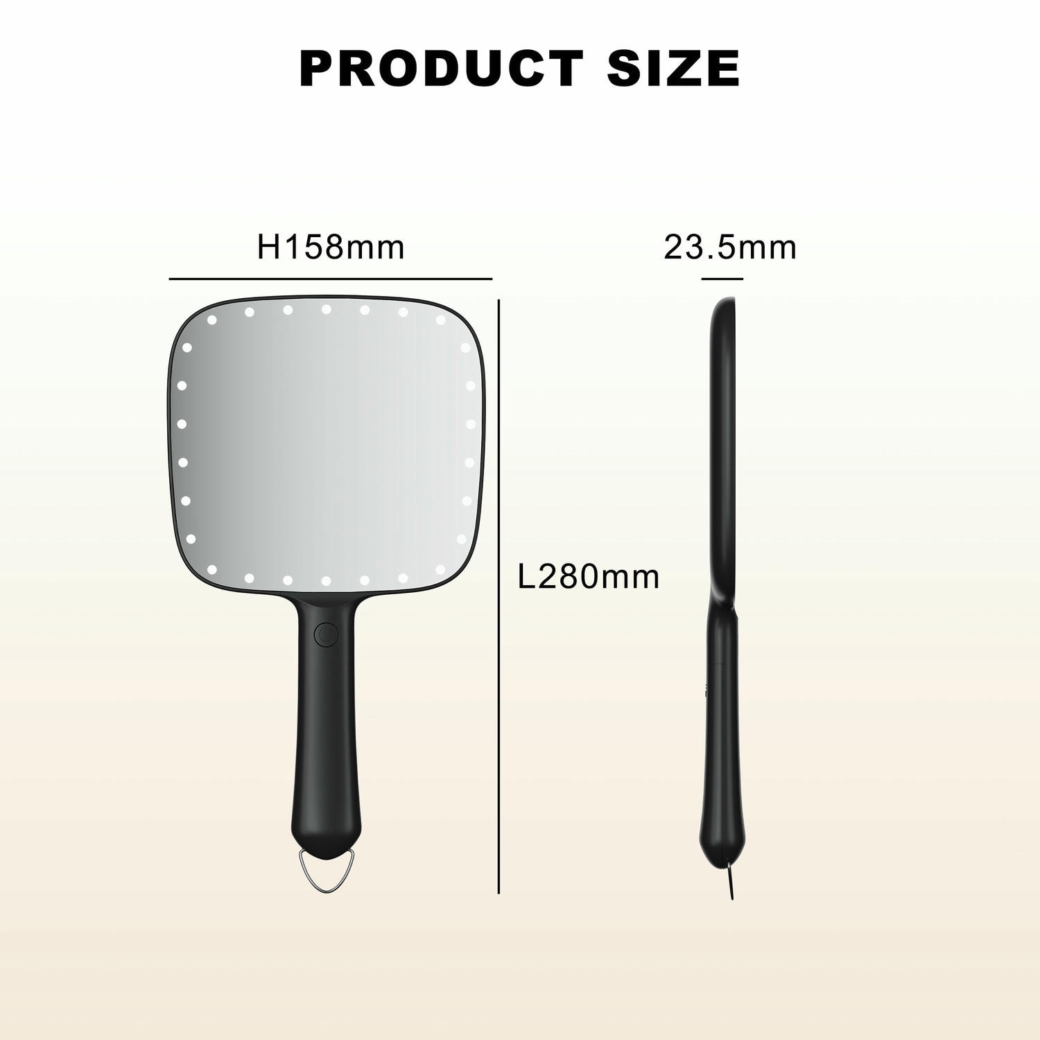 Led Hand Held Mirror