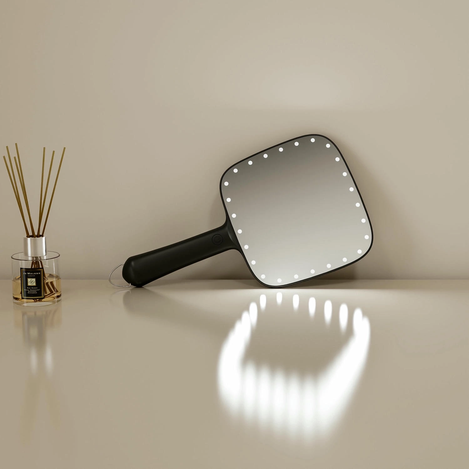 Miroir de poche à LED
