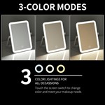 Solar LED Vanity Mirror