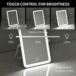 Solar LED Vanity Mirror