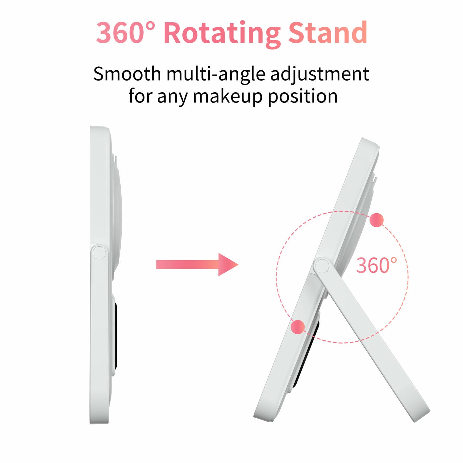 rechargeable makeup mirror