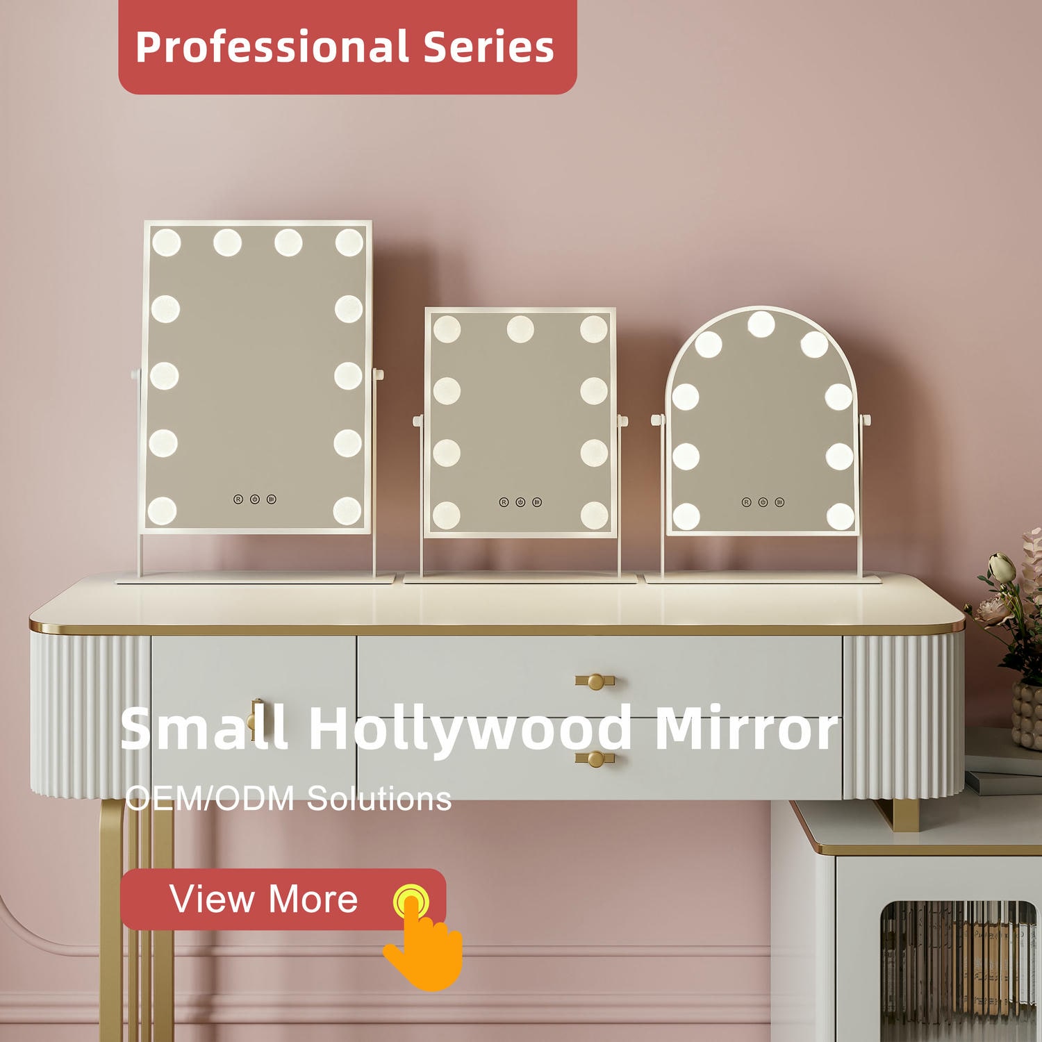 Small Hollywood Mirror