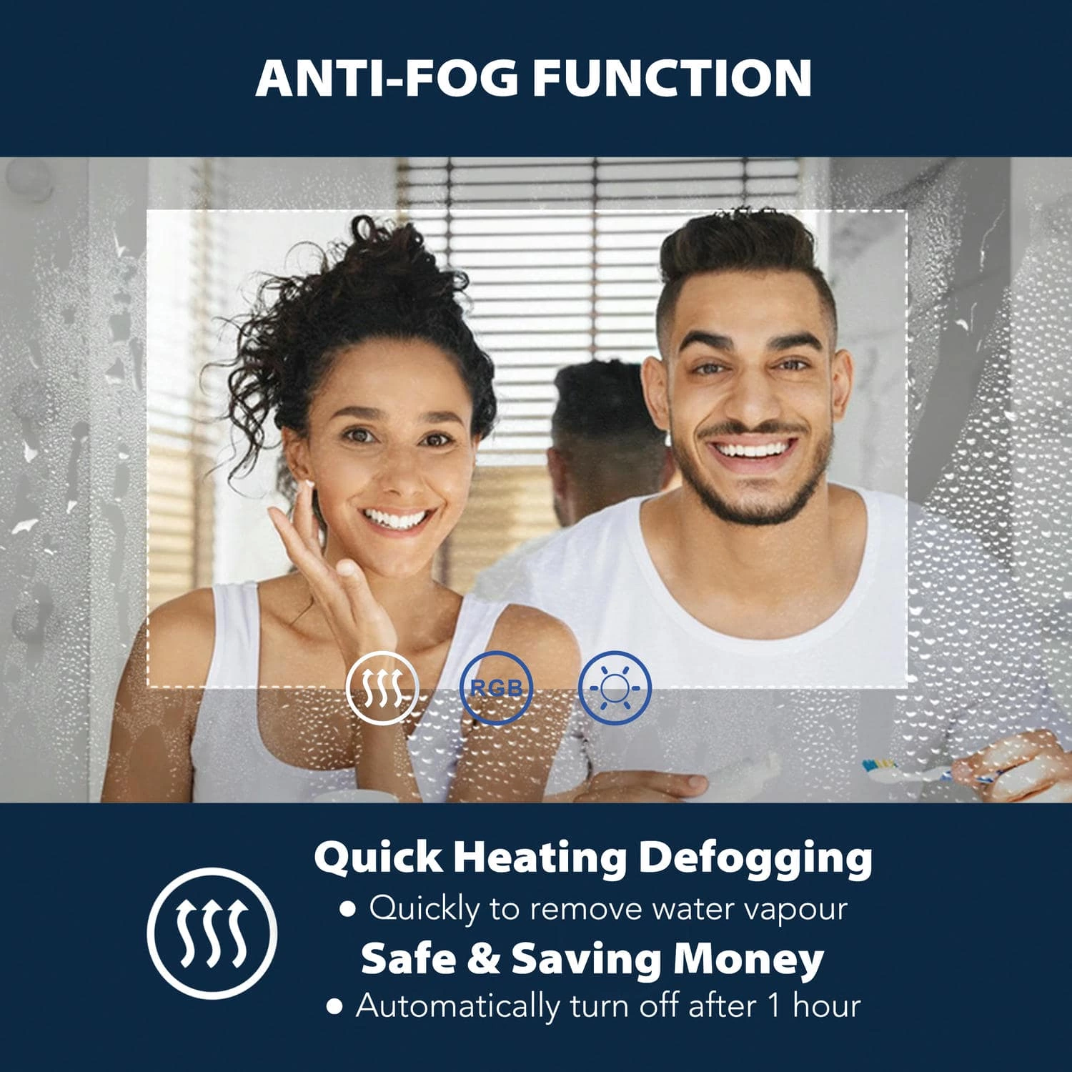 RGB Led Badkamerspiegel