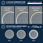 RGB LED Bathroom Mirror