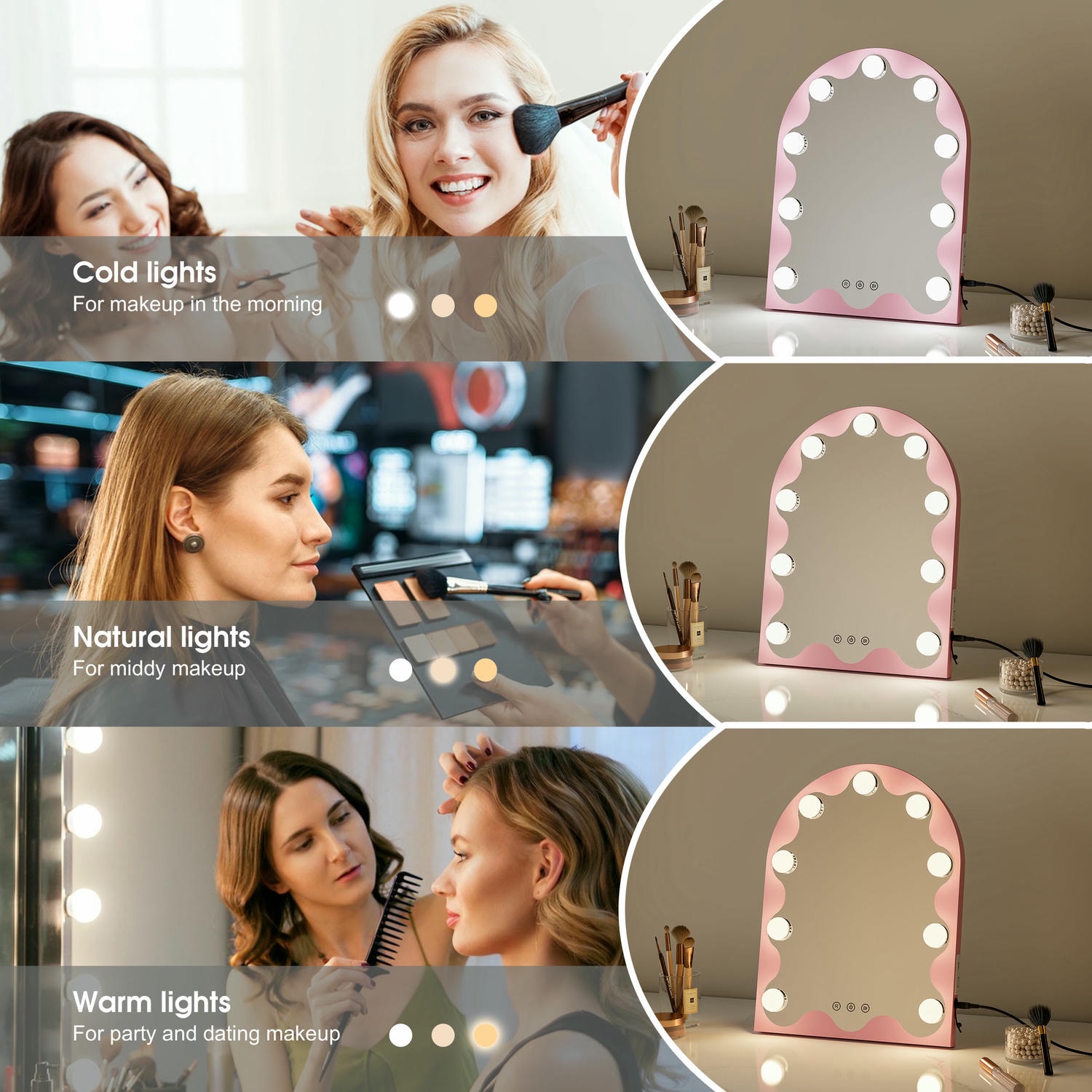 Arch Hollywood Vanity Mirror